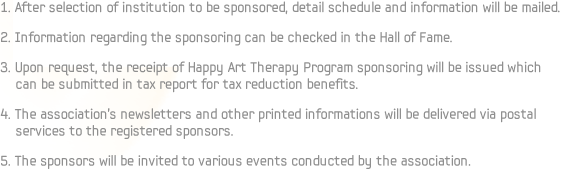 After Happy Art Therapy Program Sponsorship Registration